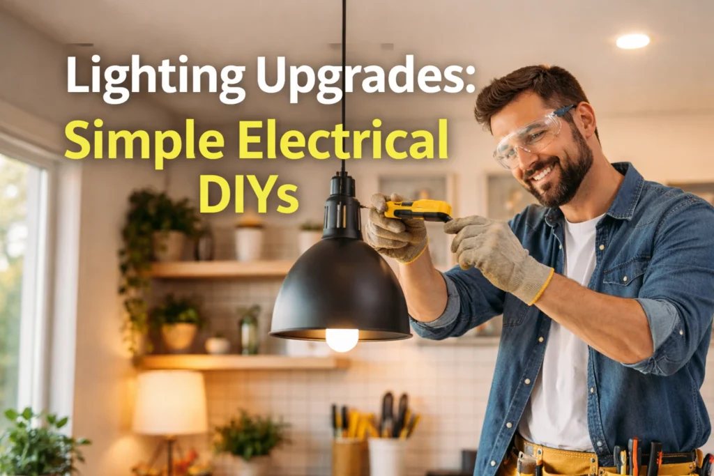Lighting Upgrades: Simple Electrical DIYs