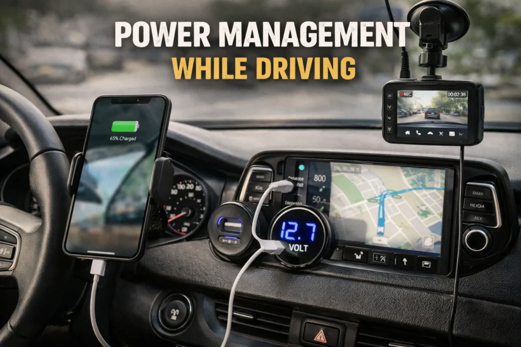 Power Management While Driving