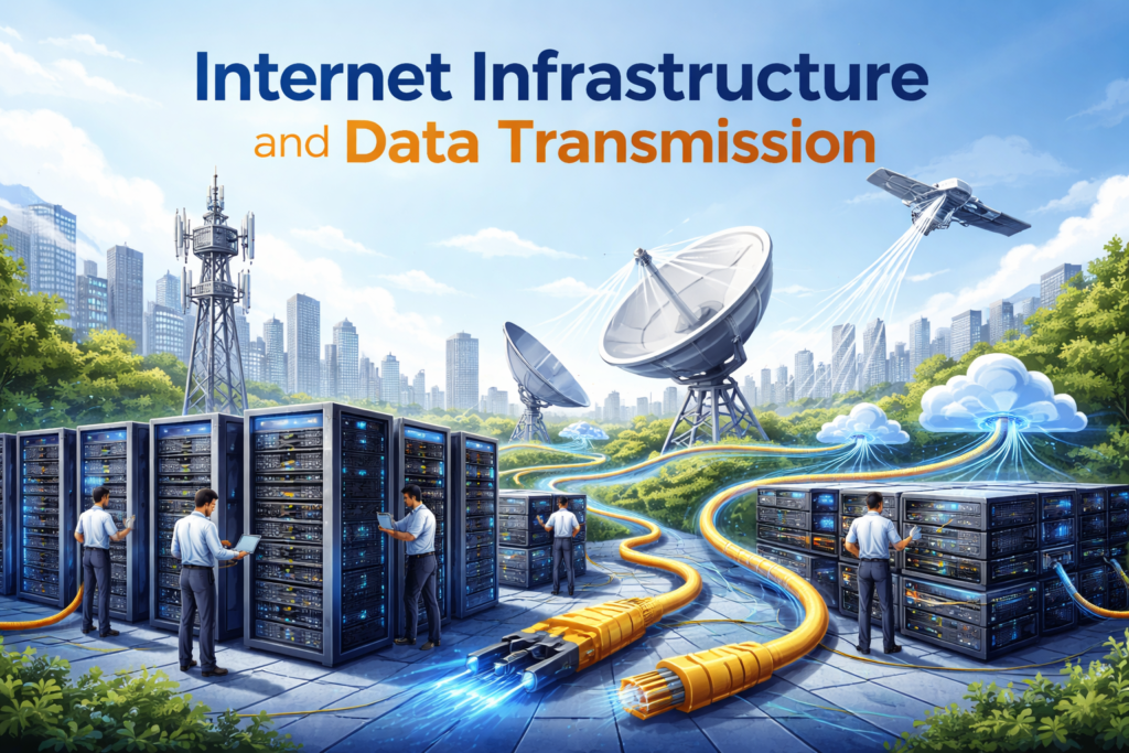 Internet Infrastructure and Data Transmission