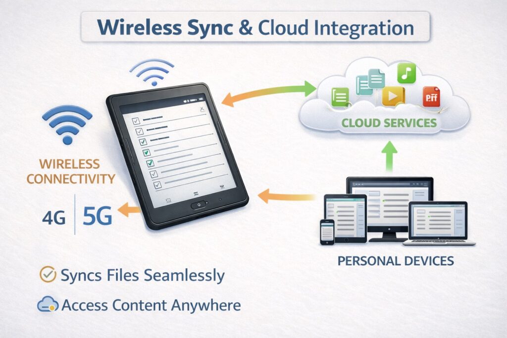 Wireless Sync & Cloud Integration