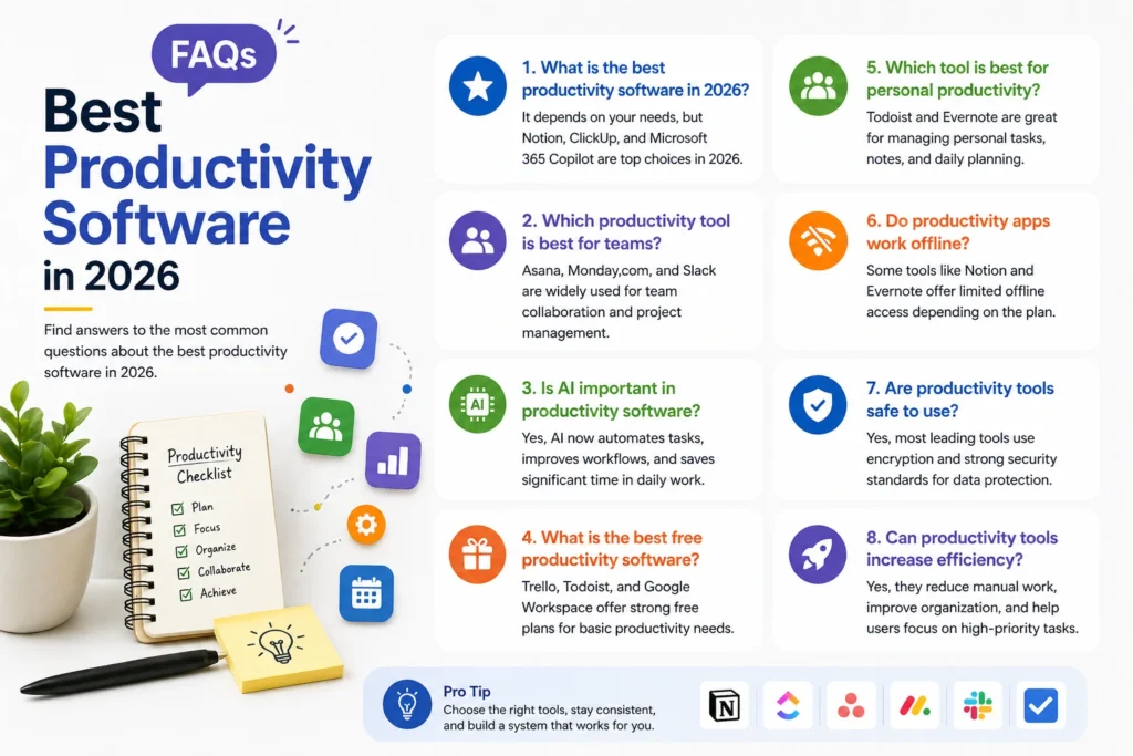 FAQs – Best Productivity Software in 2026