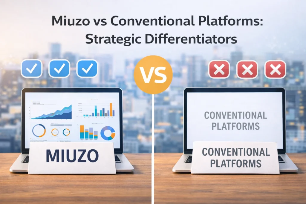 Miuzo vs Conventional Platforms: Strategic Differentiators